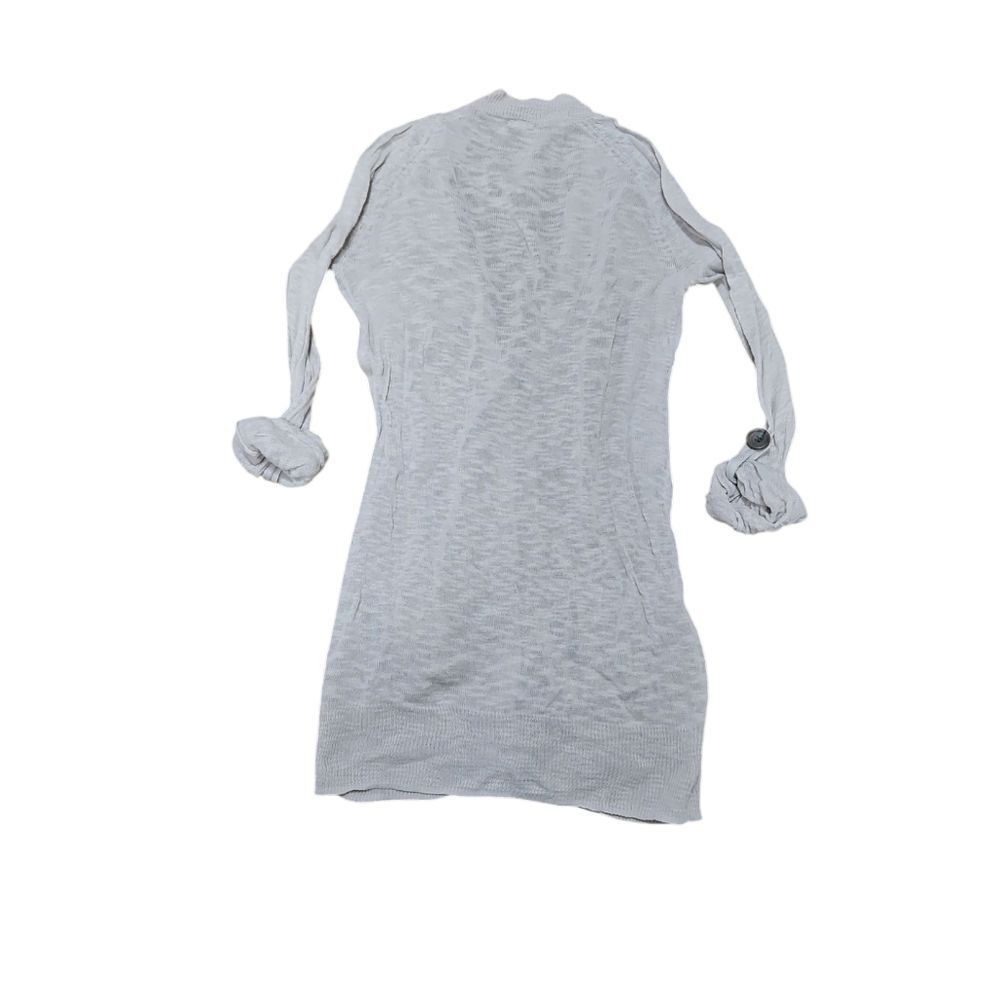 J. Crew Grey Linen Blend Elbow Sleeve Sweater XS Quiet Luxury Minimalist Preppy - Picture 3 of 8